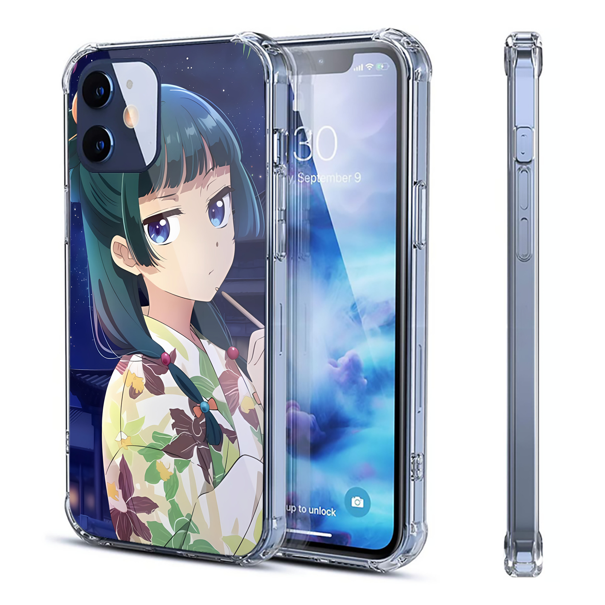 （画像用） 薬屋のひとりごと The Apothecary Diaries 【iPhone 12シリーズ対応】透明スマホケース（クリアソフトケース）